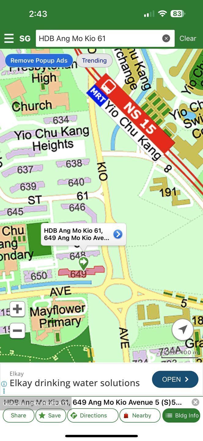 Blk 649 Ang Mo Kio 61 (Ang Mo Kio), HDB 3 Rooms #518752081